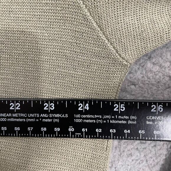 Franco‎ Ponti Sweater Men XL Tan V-Neck Wool Blend Made in Italy Pullover - Picture 8 of 10